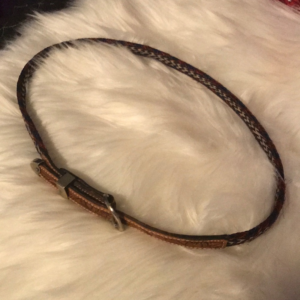 western horse hair belt